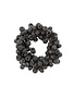 Beaded Berry Napkin Ring, Charcoal
