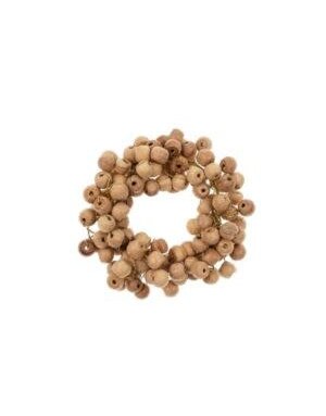 Beaded Berry Napkin Ring, Natural