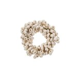 Beaded Berry Napkin Ring, Ivory