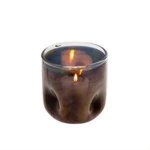 Dimpled Votive, Midnight Luster, Small