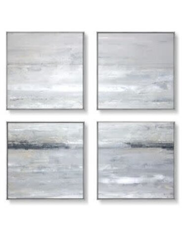 Seacliff Cove Wall Art, Laguna Silver Frame, 20 X 20, Assorted Design, Artwork Available for Local Delivery or Pick Up