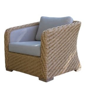 Sahara Wicker Armchair, 35 X 35 X 31, Furniture Available for Local Delivery or Pick Up