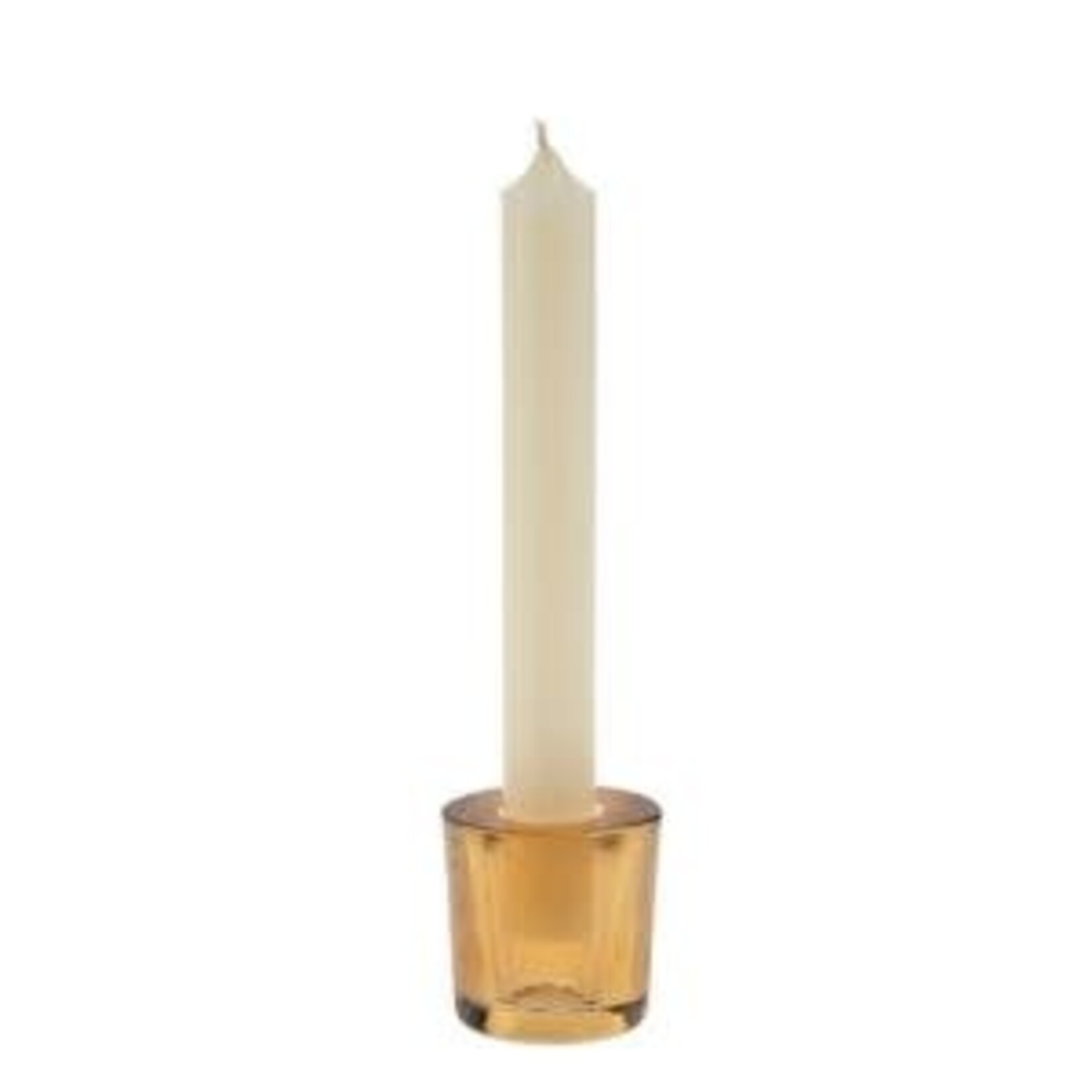 Prism Candle Holder, Large, Gold