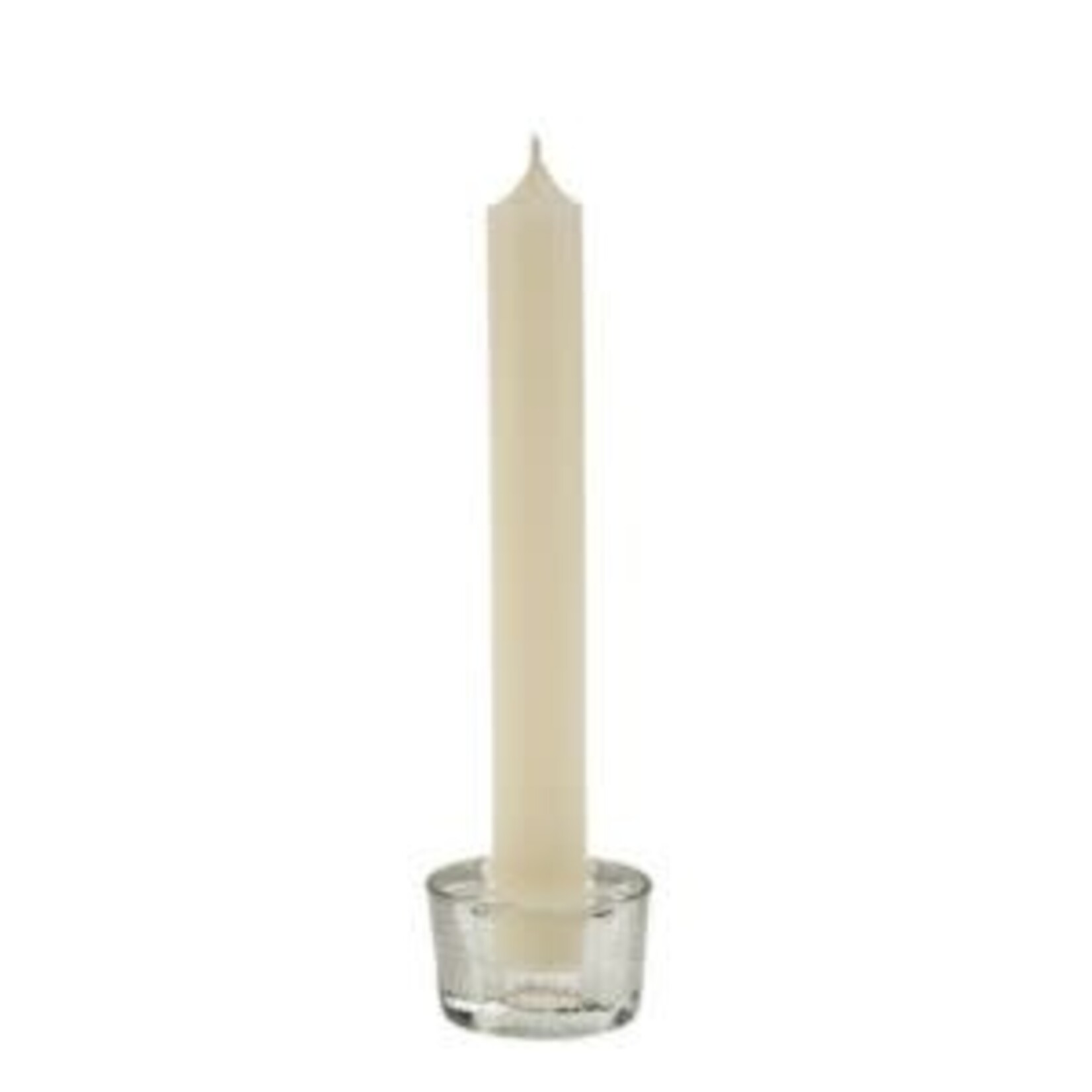 Prism Candle Holder, Small, Clear