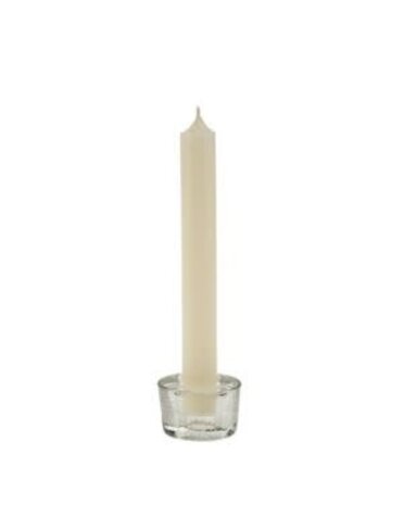 Prism Candle Holder, Small, Clear
