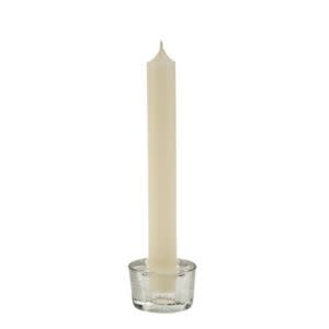 Prism Candle Holder, Small, Clear