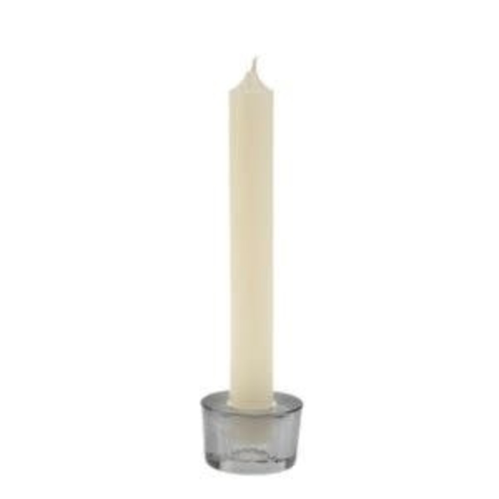 Prism Candle Holder, Small, Grey