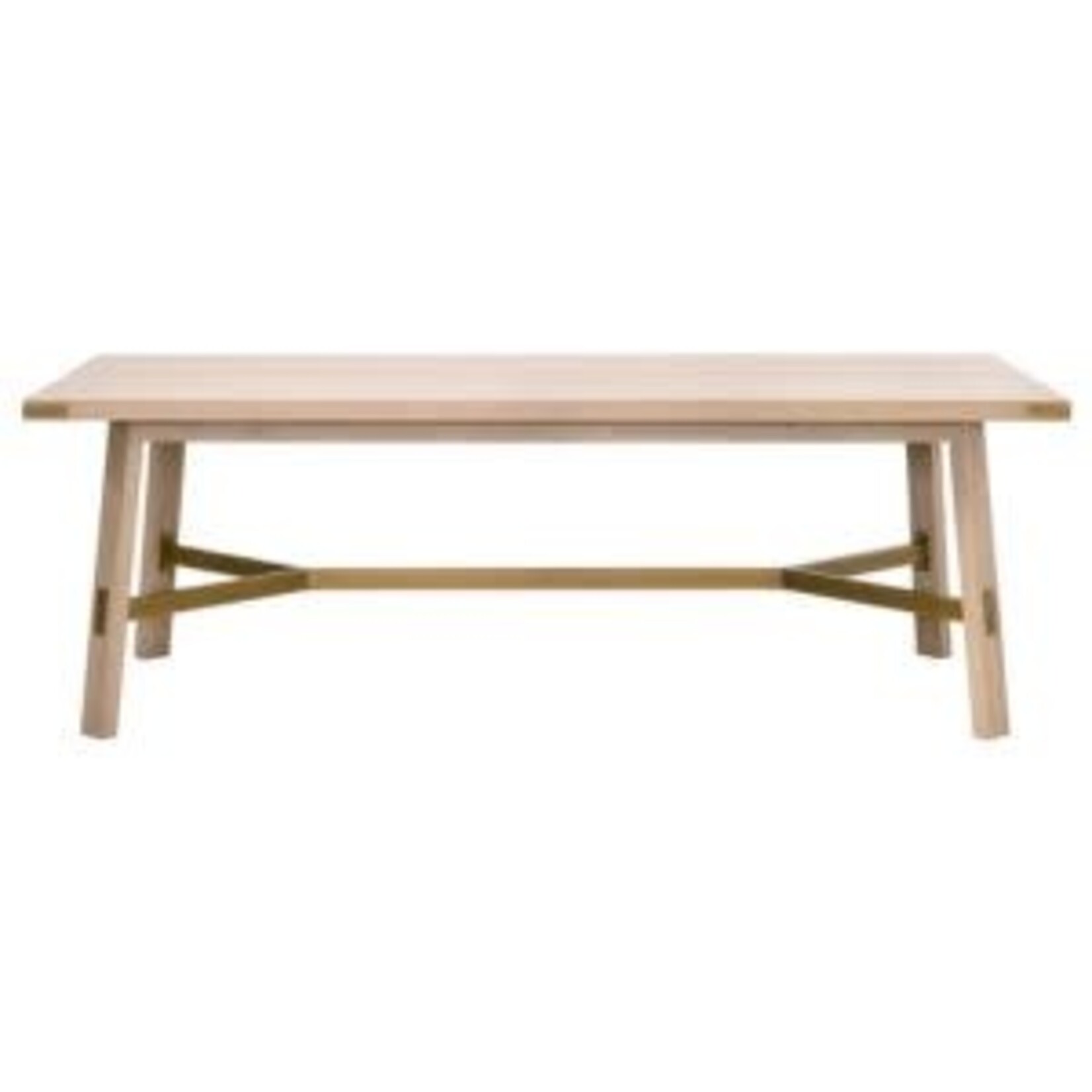 Klein Dining Table, Light Honey Oak, 90.25 X 40.75 X 29.75