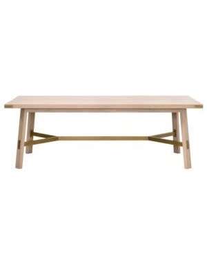 Klein Dining Table, Light Honey Oak, 90.25 X 40.75 X 29.75, Furniture Available for Local Delivery or Pick Up