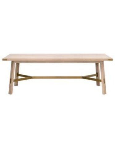 Klein Dining Table, Light Honey Oak, 90.25 X 40.75 X 29.75, Furniture Available for Local Delivery or Pick Up