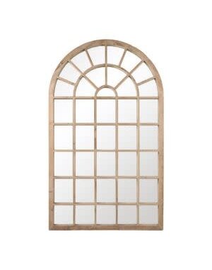Venetian Mirror, Smoke Gray Pine, 47.25 X 1.5 X 78.75, Mirror Available for Local Delivery or Pick Up