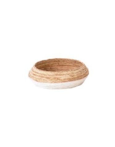 Abaca Shallow Basket, Large, 22 in.