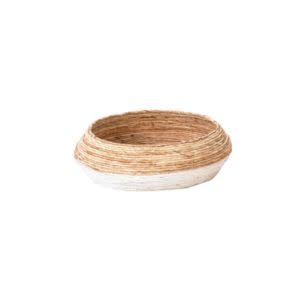 Abaca Shallow Basket, Large, 22 in.