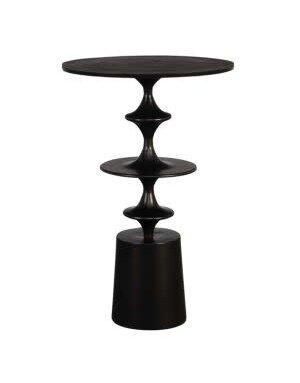 Flight Accent Table, Black, 16 X 24 X 16, Furniture Available for Local Delivery or Pick Up