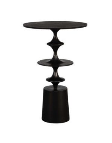 Flight Accent Table, Black, 16 X 24 X 16, Furniture Available for Local Delivery or Pick Up