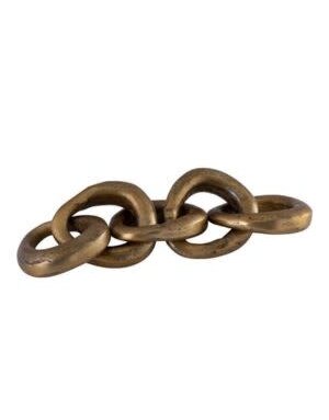 Cairi Chain Links, Antique Brass, 15.5 X 4 X 2.5