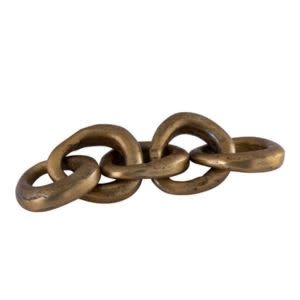Cairi Chain Links, Antique Brass, 15.5 X 4 X 2.5