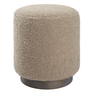 Avila Ottoman, Latte, 16 X 18 X 16, Furniture Available for Local Delivery or Pick Up
