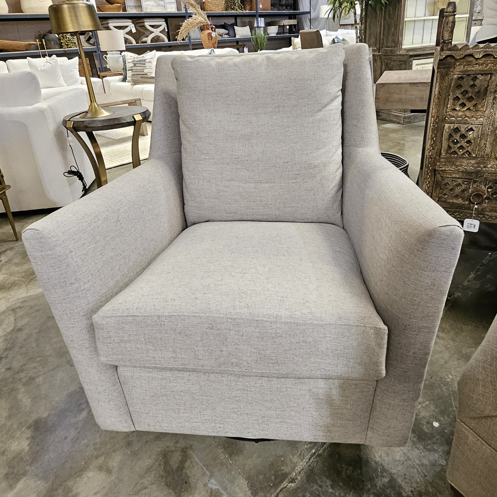 Womb Swivel Glider, 2805 Fabric, Furniture Available for Delivery or Pick Up