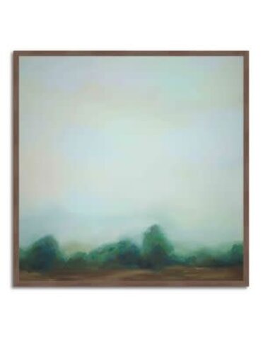 Timberland Wall Art with Morro Walnut Frame, 42 X 42, Artwork Available for Local Delivery or Pick Up