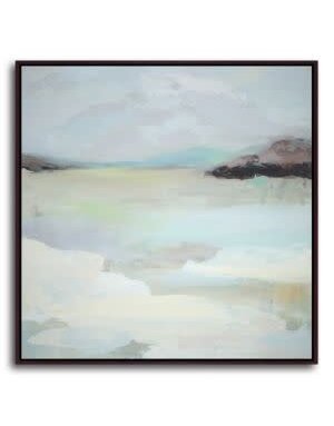 Avion Wall Art with Laguna Espresso Frame, 42 X 42, Artwork Available for Local Delivery or Pick Up