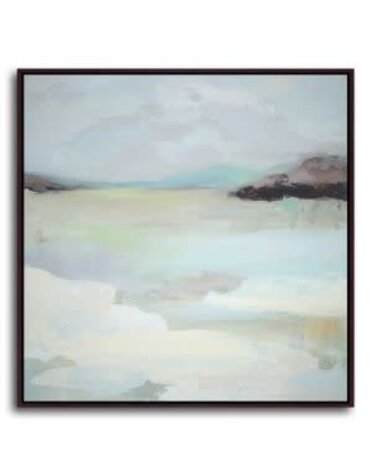 Avion Wall Art with Laguna Espresso Frame, 42 X 42, Artwork Available for Local Delivery or Pick Up