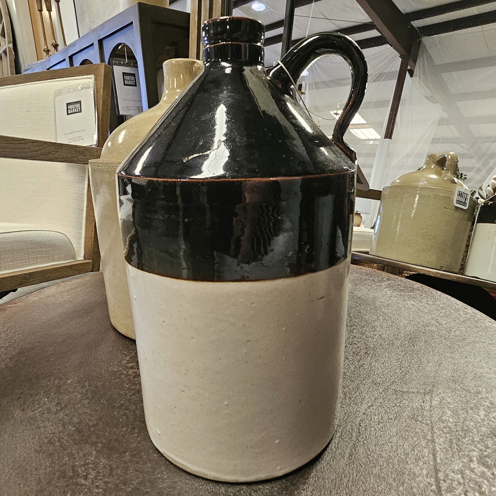Brown Crock with handle