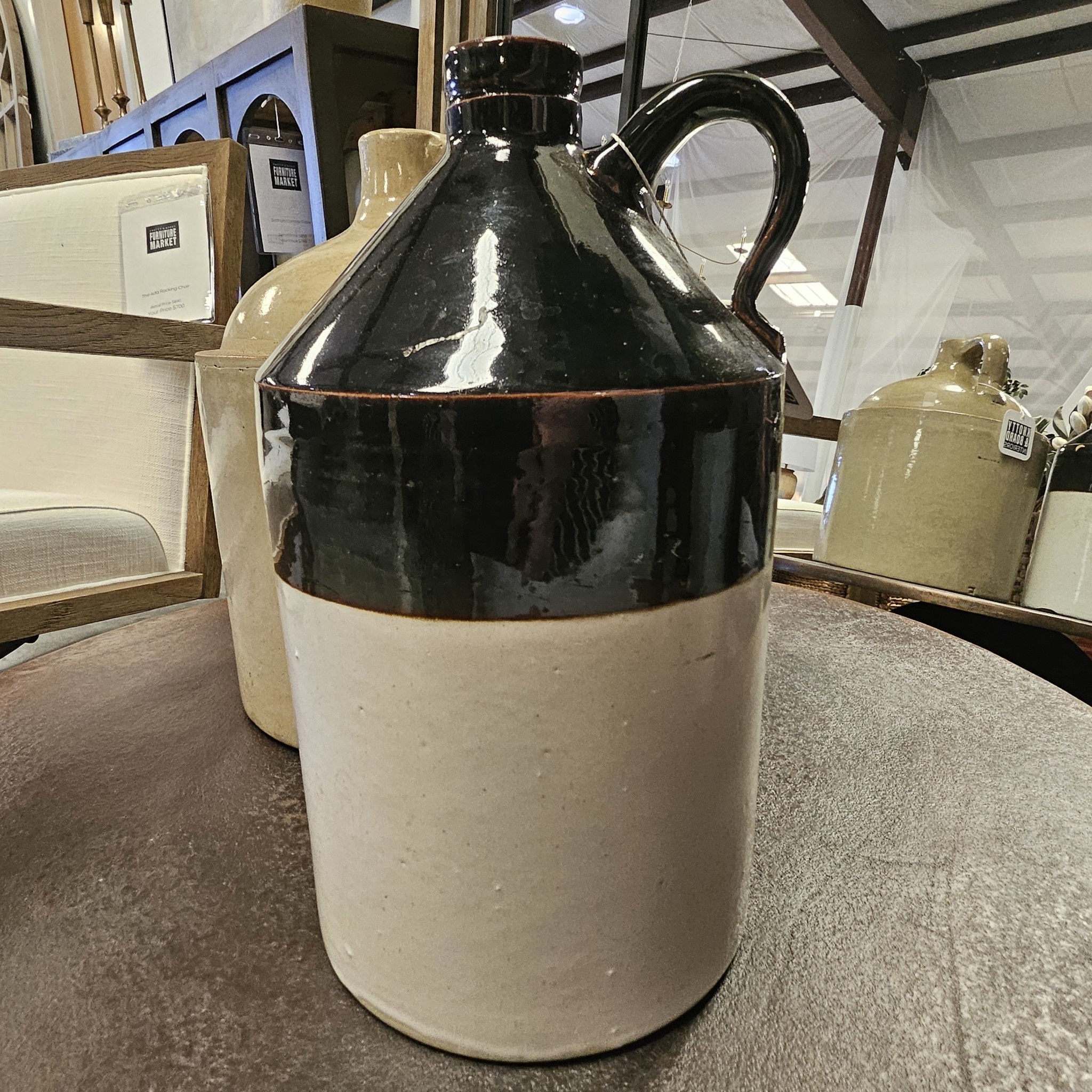 Brown Crock with handle