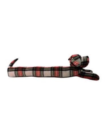 Red & Grey Plaid Draft Dodger, Dog, 32 in.!