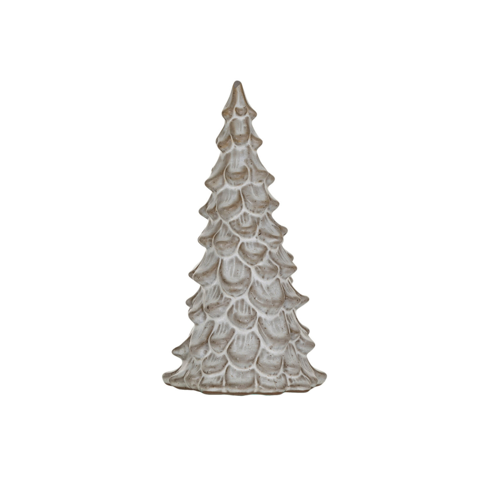 Stoneware Tree, Cream, 8 in.