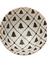 Stoneware Dish w/ Tree Pattern, 3.5"Rnd