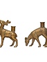 Assorted Cast Iron Deer Taper Holder, 6"