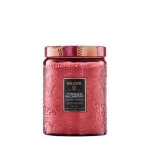 Voluspa Foraged Wildberry Candle Jar, Large, 18 oz