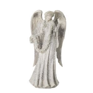 Frosted Angel Figure, Large, 24 in.