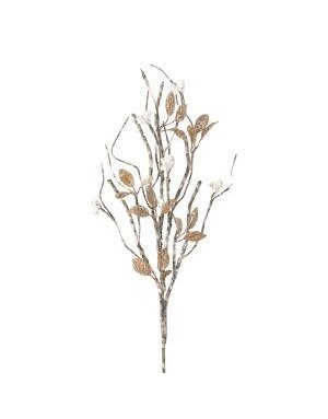 Icy Neutral Leaf Berry Spray, 30 in.