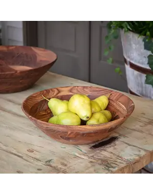 Wooden Serving Bowl Medium 16"