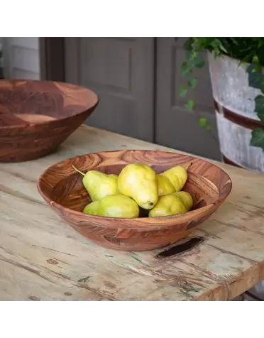 Wooden Serving Bowl Medium 16"