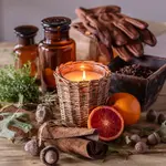Porch View Leather & Oak Candle 5"