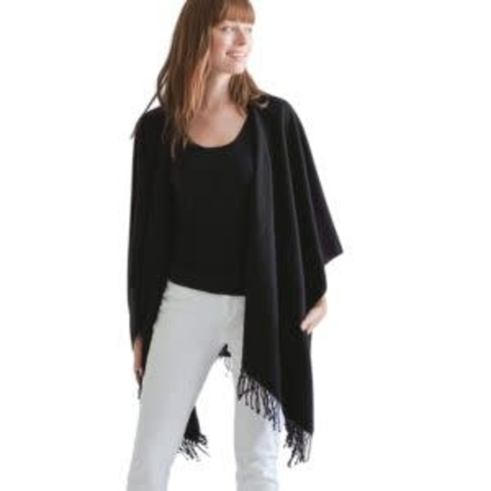 Classic Travel Wrap, Black, 51 X 61 in.