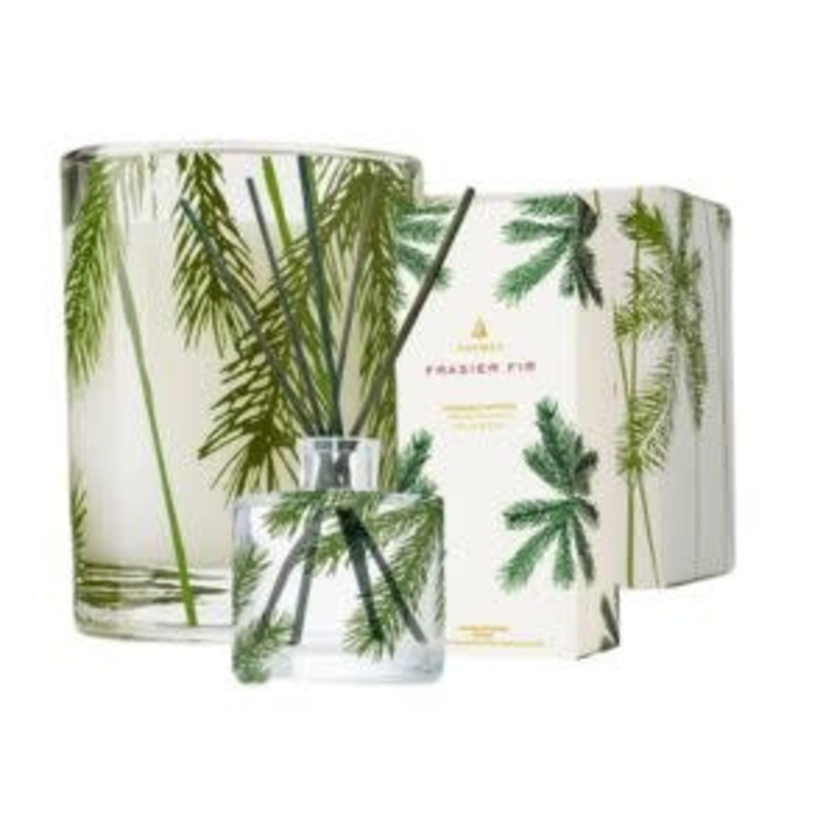 Thymes Pine Needle Design Reed Diffuser, Petite, 4.0 oz. Frasier Fir