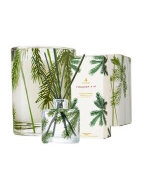 Thymes Pine Needle Design Reed Diffuser, Petite, 4.0 oz. Frasier Fir