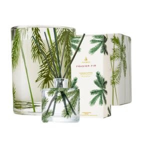 Thymes Pine Needle Design Reed Diffuser, Petite, 4.0 oz. Frasier Fir