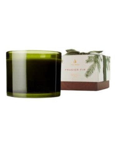 Thymes Green 3-Wick Candle, 17 oz., Frasier Fir