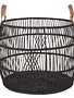 Rattan Iron Basket, 26 X 26 X 18, Decor Available for Local Delivery or Pick Up
