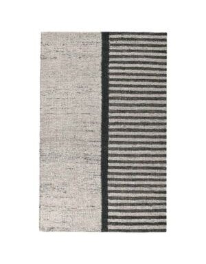 Kofu Stripe Rug, 2 X 3, Natural and Black, Rug Available for Special Order