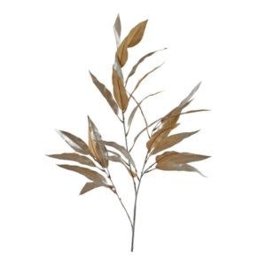 Melrose International Leaf Spray, Antique gold 27in.