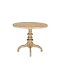 Alameda Round Counter Table, Aged White, 42 in., Furniture Available for Delivery or Pick Up