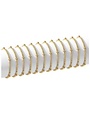 Splendid Iris Stretch Bead Bracelet, 3mm & 5mm Accents, Gold, Priced individually