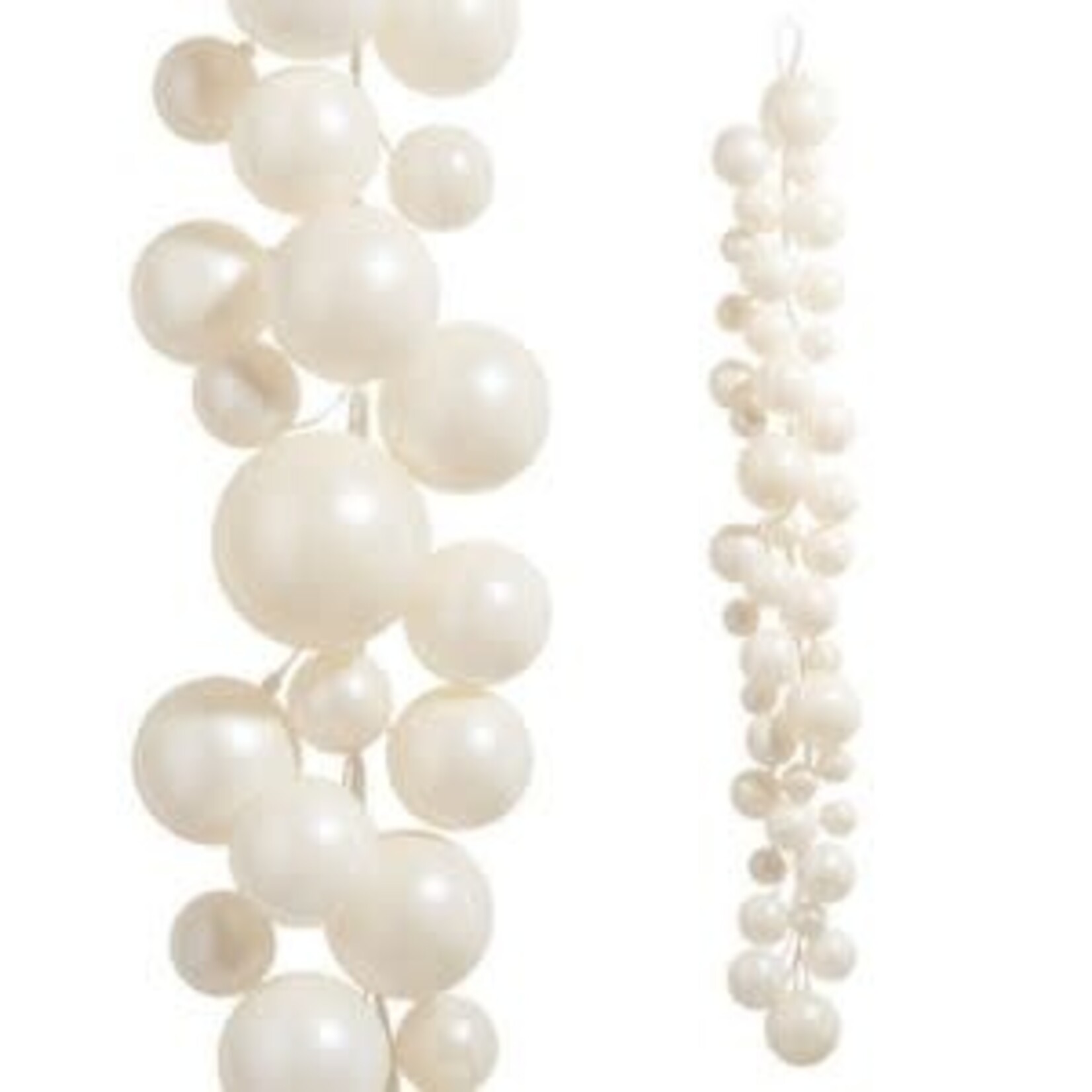 Pearl Ball Garland, 4 ft.