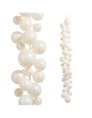 Pearl Ball Garland, 4 ft.